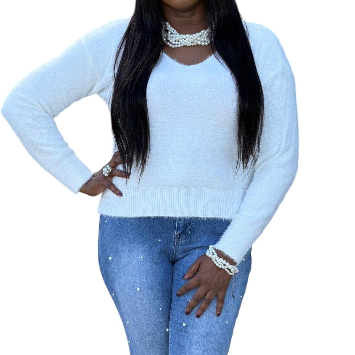 Ivory Luxe Cozy Sweater