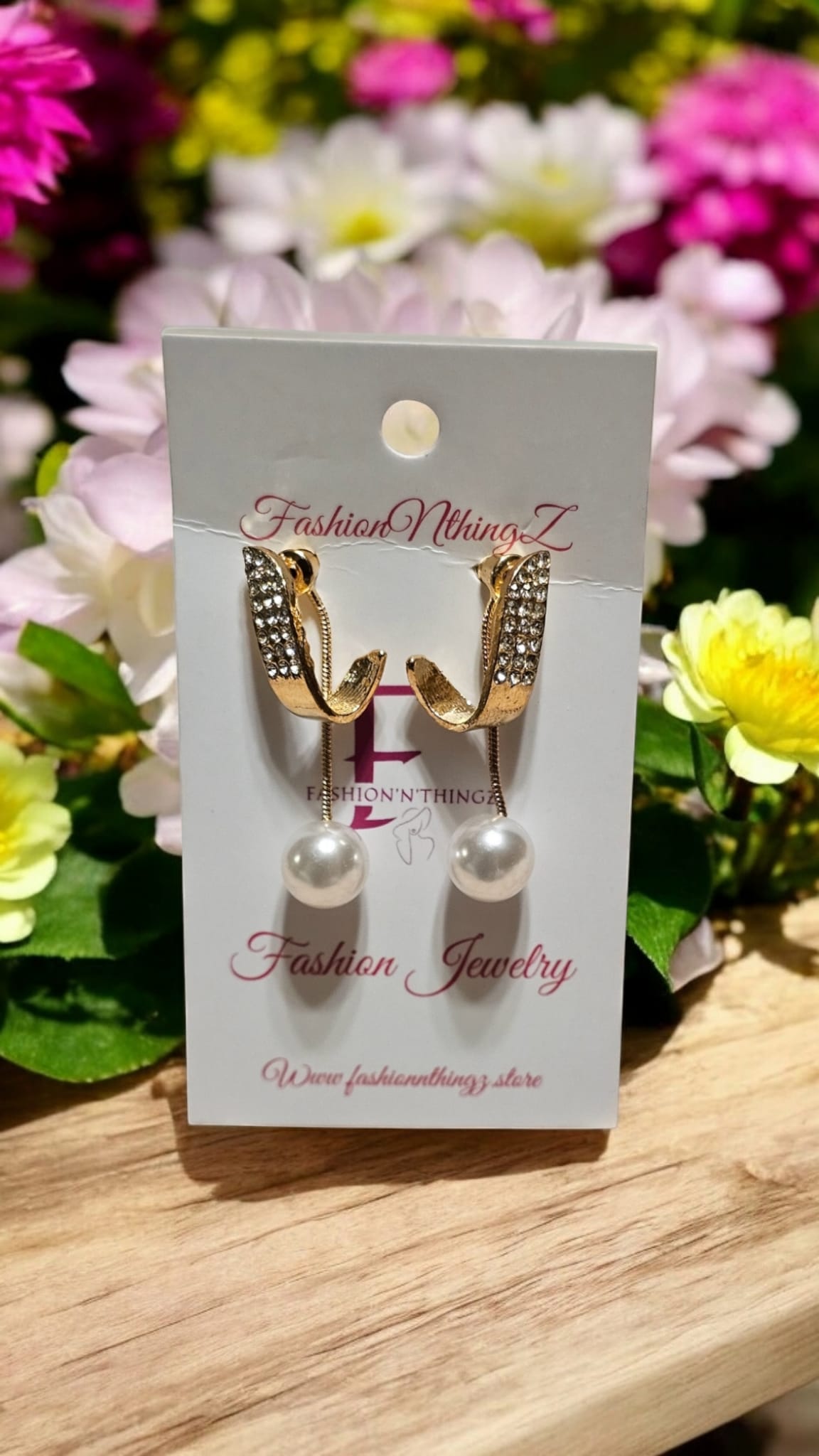 Pearl Sphere Drop Earrings